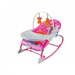 Cradle Rocker Chair 2 in 1 Feeding Chair Pink