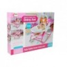 Cradle Rocker Chair 2 in 1 Feeding Chair Pink