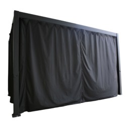Curtain rails for gazebo MIRADOR 4m, dark grey