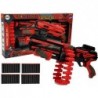 Foam Cartridge Gun 40 Piece Red/Black Target