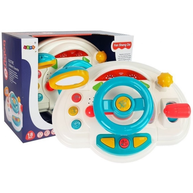 Interactive Baby Steering Wheel Horn Sound Light