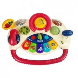 Interactive Baby Steering Wheel Piano Animal Sounds Phone