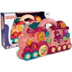 Kids Interactive Toy Locomotive Animal Sounds Red
