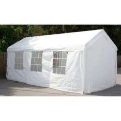 Палатка для мероприятий 3x6м, рама из стали, покрытие  полиэтилен, цвет  белый