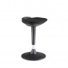 Эргономичный высокий стул SWING D40xH60-84,5см, сиденье обито тканью, цвет  чёрный