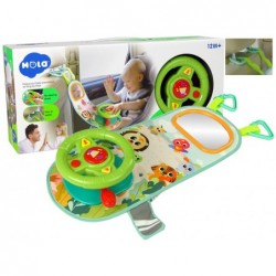 Interactive Baby Car Steering Wheel Belt Mirror