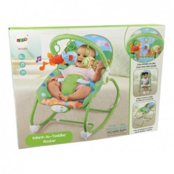 Rocking Chair 2in1 Green Sounds Vibration