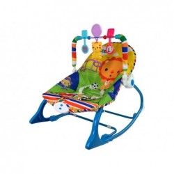 Rocking Chair 2in1 Blue Tiger Sounds Vibration