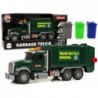 Rubbish Truck Bins Dark Green Sounds Lights