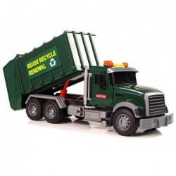 Rubbish Truck Bins Dark Green Sounds Lights