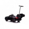 Battery-operated car BMW M5 with platform for parent, black lacquered