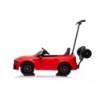 Battery-operated car BMW M5 with platform for parent, red, lacquered