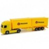 Yellow Friction Drive Truck 1:50 Lights Sound