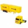 Yellow Friction Drive Truck 1:50 Lights Sound