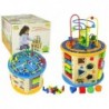 Educational Wooden Cube Sorter Maze Abacus Game Ludo Pawns