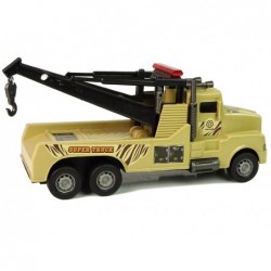 Auto Tow Truck Roadside Assistance 1:10 Rope Brown