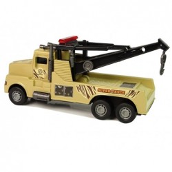 Auto Tow Truck Roadside Assistance 1:10 Rope Brown