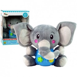 Interactive Educational Plush Elephant Sound Lullaby Melodies