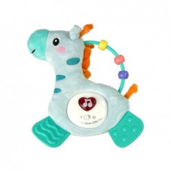Interactive Educational Green Giraffe Sound Melodies Rattle Teether