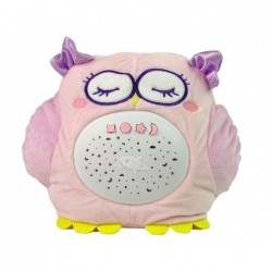 Sweet Plush Owl Colourful Star Projector Melody