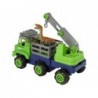 Truck Transport Dinosaurs Crane Screwdriver Screw to Unbolt