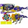 Dinobots 2 in 1 Dinosaur Shotgun Purple Triceratops Shield