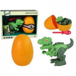 Dinosaur Tyrannosaurus Rex set with Egg DIY Screwdriver Green