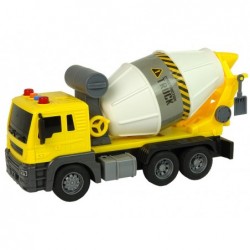 Concrete Mixer Yellow Rotating Bucket Sound Lights