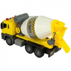 Concrete Mixer Yellow Rotating Bucket Sound Lights