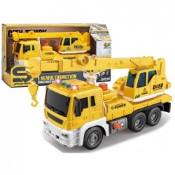 Truck Crane Construction 1:16 Yellow Sound