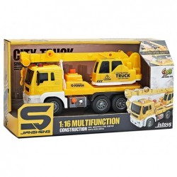 Truck Crane Construction 1:16 Yellow Sound