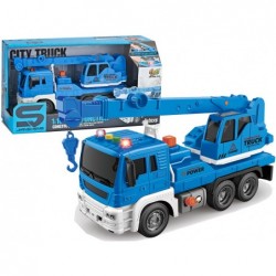 Truck Crane Construction 1:16 Blue Sound