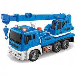 Truck Crane Construction 1:16 Blue Sound