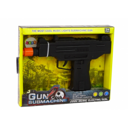 Gun Black For Kids Vibrations Sound
