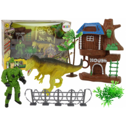 Large Jurassic Dinosaur Set + Accessories For fans of prehistoric creatures !