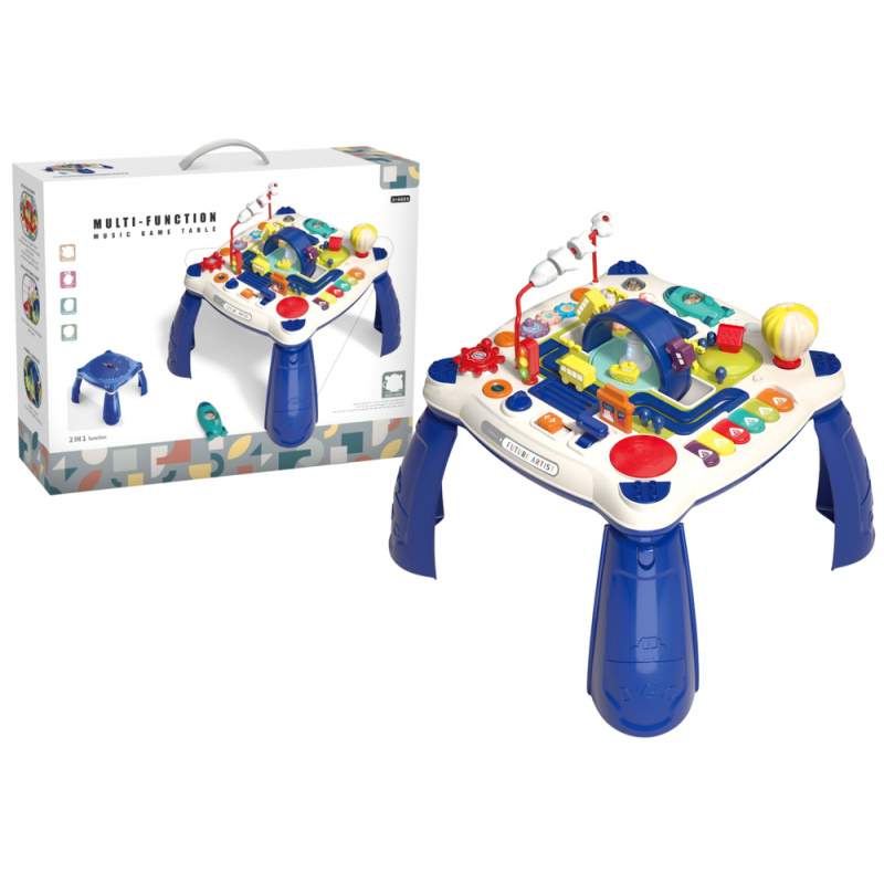 Interactive Educational Table Blue Transport Vehicles Traffic