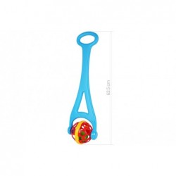 Pushing Rattle Ball with Handle Blue 6986