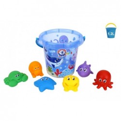 Set for playing in the sand, water and bathing animals 7945