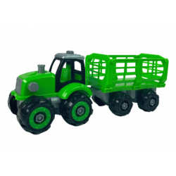 DIY Green Screwdriver Tractor