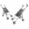 Grey Star Spangled Doll Stroller