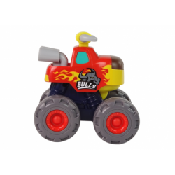 Auto Monster Truck Bull Red For Toddlers Large Wheels