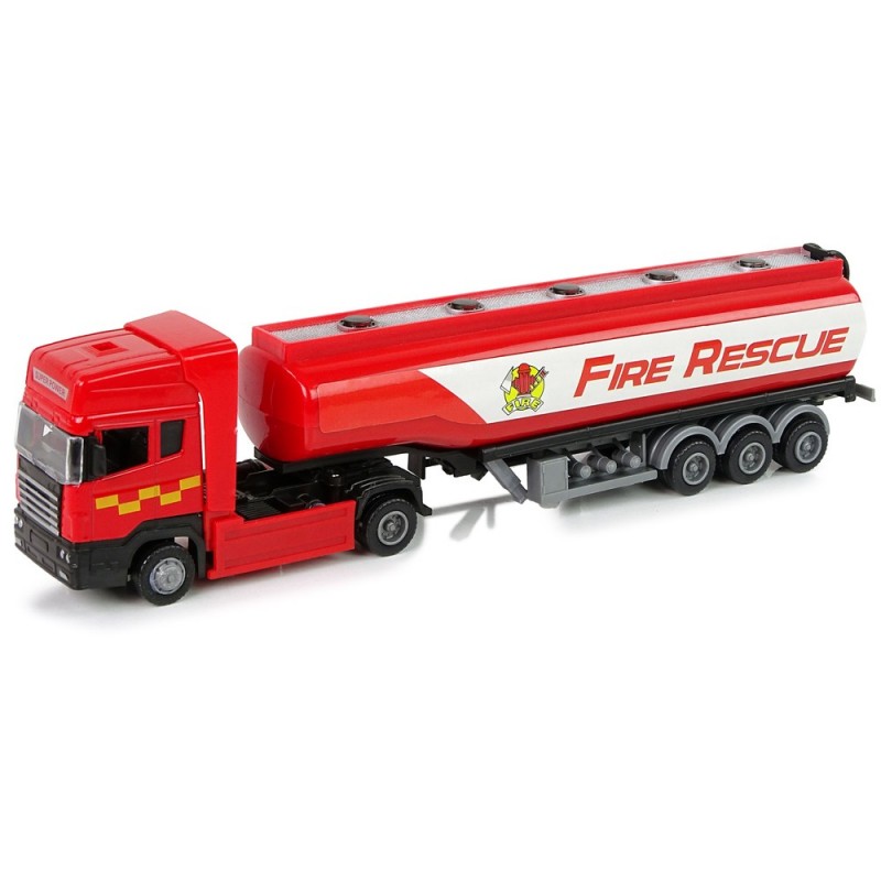 Red Fire Brigade Tank Truck 30 cm Long