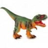 Large Dinosaur Figure Tyrannosaurus Rex Green and Orange Sound 60 cm Long