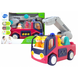 Educational Interactive Fire Station for Toddlers Sound Lights