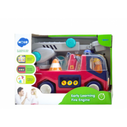 Educational Interactive Fire Station for Toddlers Sound Lights
