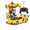 Auto Robot Transformer + Remote Control Deformed Car 2in1 Multifunctional Colour Yellow
