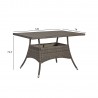 Table PALOMA 120x74xH72,5cm