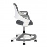 Children's chair ROOKEE 64x64xH76-93cm, grey, white plastic shell
