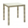 Table WICKER 73x73xH71cm, beige