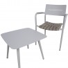 Balcony set COCORA table, 2 chairs, taupe